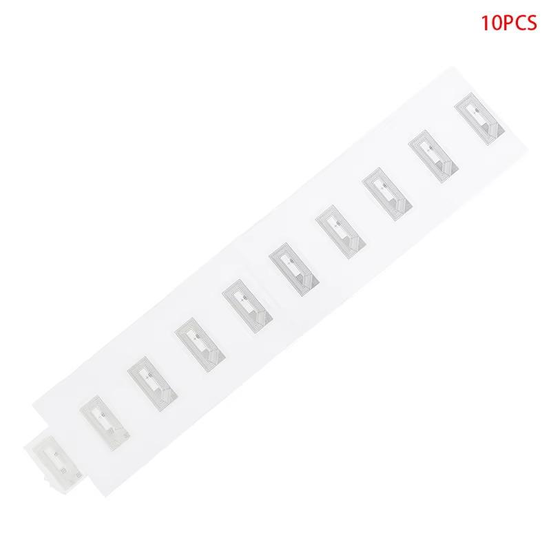 10 Pcs Ntag213 Nfc Sticker Rectangle Rewritable Smart Rfid Tag Programmable For All Nfc Phones