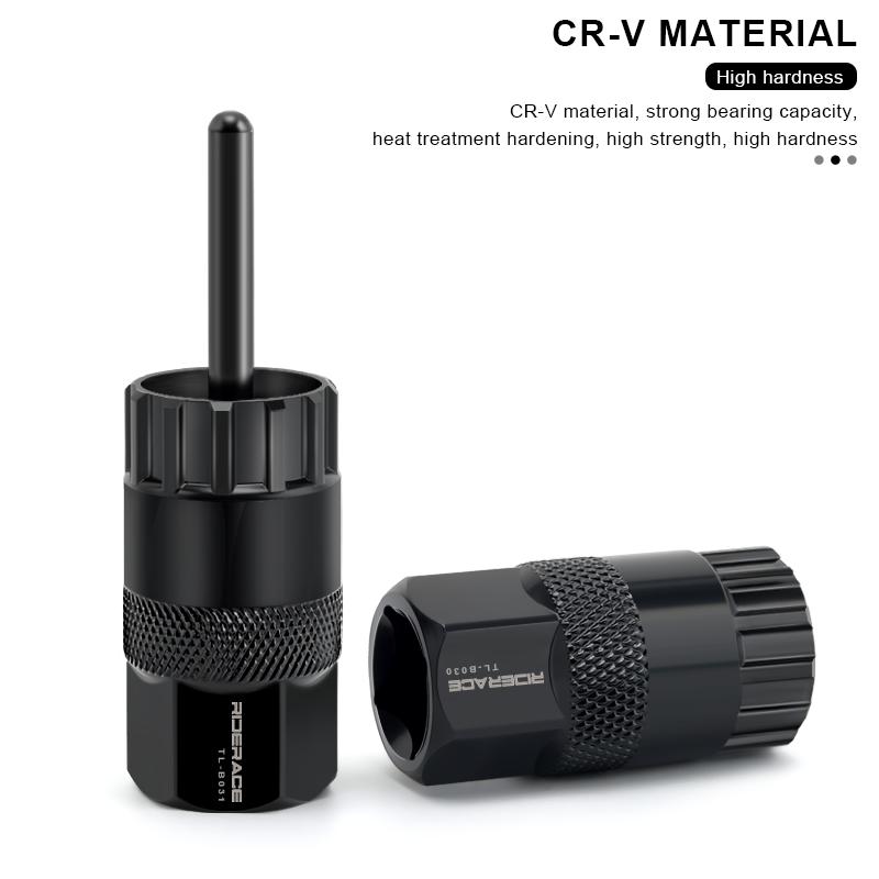 Bicycle Cassette Lockring Removal Tool 12 Teeth CR-V Steel Bike Cassette Flywheel Sprocket Remover Wrench Cycling Repair Tool