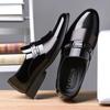 Leather Shoes Men's New Men's Leather Shoes Dress Business Casual Fashion Soft Sole One Pedal Casual Shoes