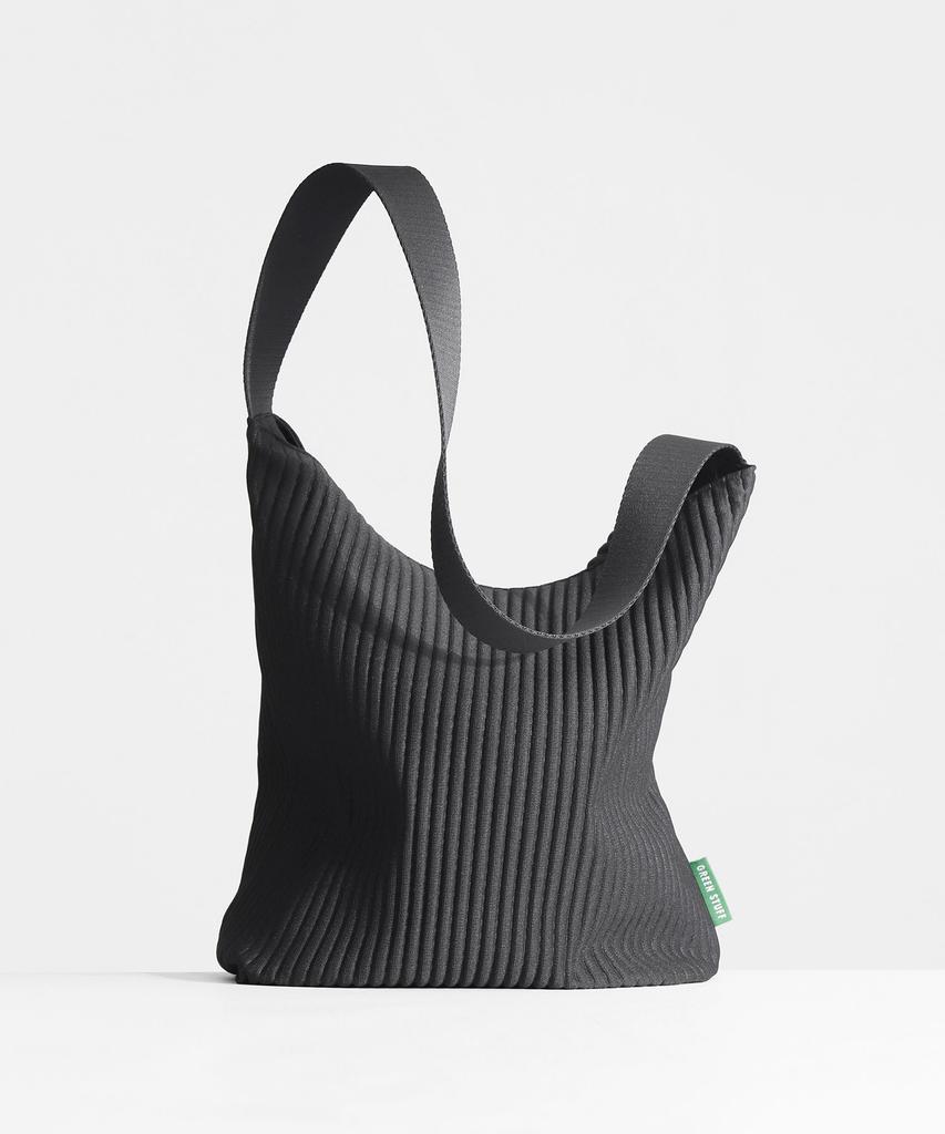 Green Stuff Simple Shopper Bag 62 Pleated - Black