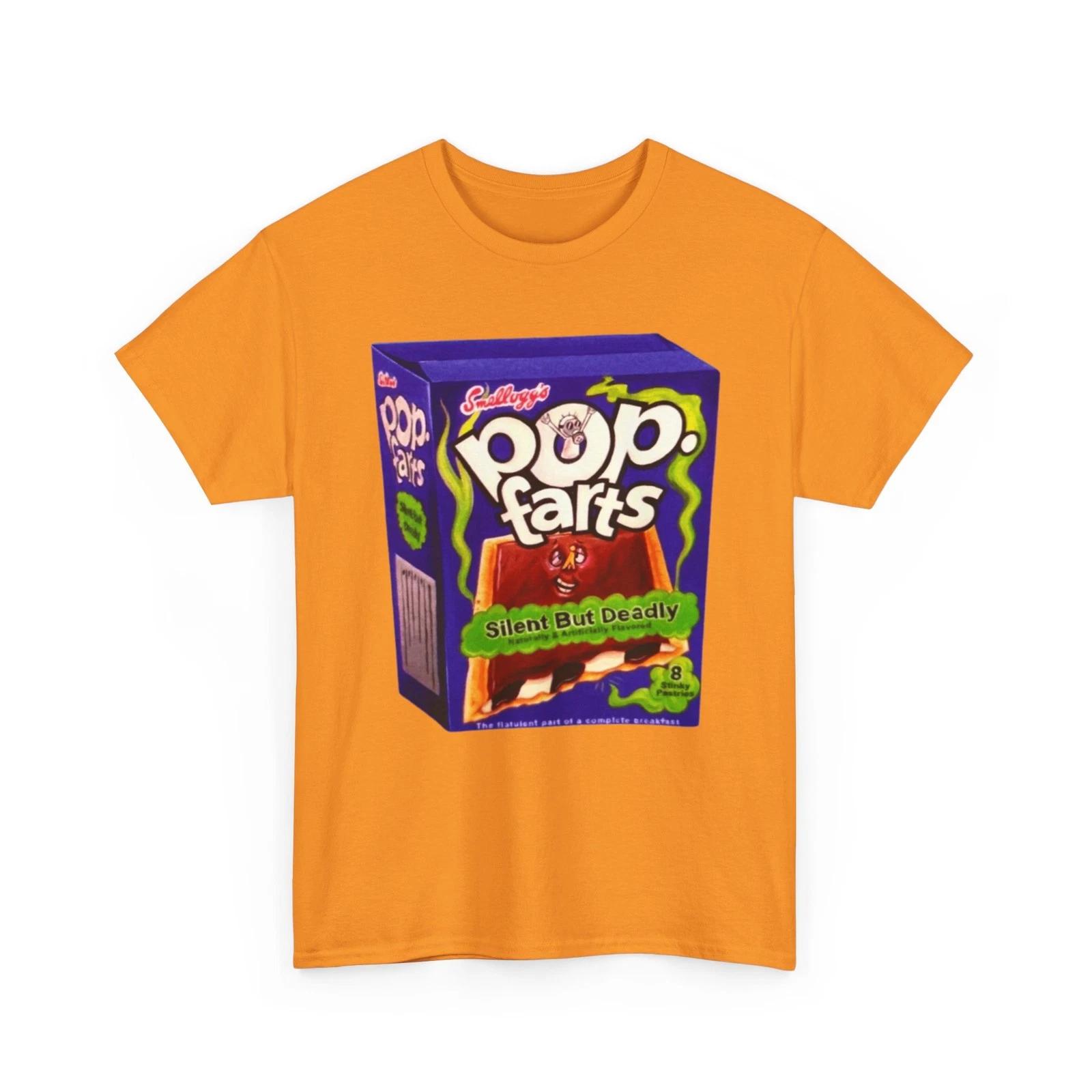 Wacky Packages Pop Farts Printed T shirt Funny Pop Tarts Parody Collectible L