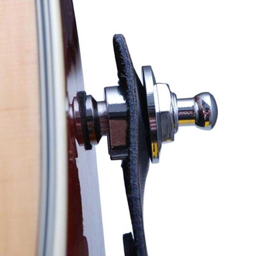 3 Colors Available Guitar Strap Lock Straplock Button for all Acoustic Electric Bass Guitar Strap Guitar Accessories