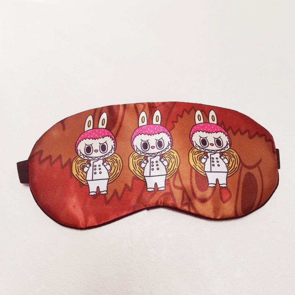 

Children s Cute Eye Masks Labubu Eye Masks Block Light and Relieve Fatigue During Midday Rest single blindfold