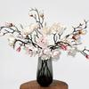 Handmade Simulation Big Magnolia Real Touch Faux Magnolia Branch  Mother's Day Gift