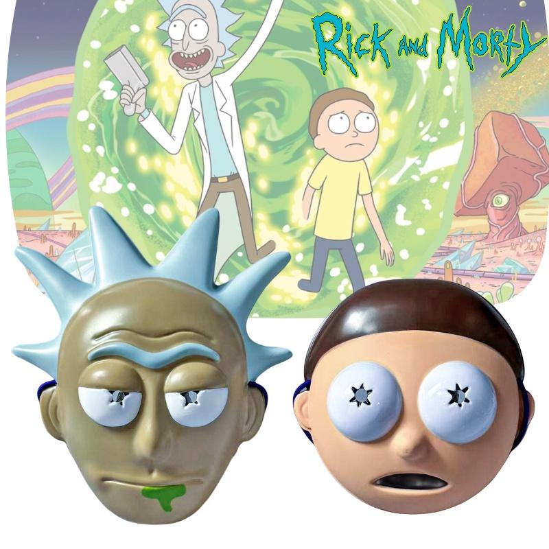 Lustige Rick-und-Morty-Professor-PVC-Maske für Halloween-Cosplay