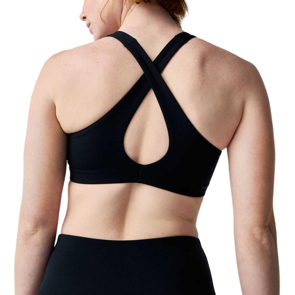 Brooks Chaser Solid Breathable Stretch Sports Bra Women Underwear 300648-001