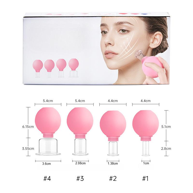 Massage Body Cups Vacuum Face Cupping Massage Glass Cupping Facial Skin Lifting Body Massage Tool