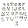 26pcs Stainless Steel Alphabet Cookie Cutters Set 3D Hand Press Letter Biscuit Stamps Rustproof DIY