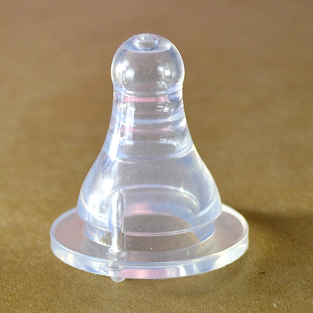 Baby Newborn Feeding Bottle Replacement Silicone Nipple Clear 03M