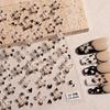 Maillard Devil 3D Seven-Color Five-Petal Flower Nail Art Stickers