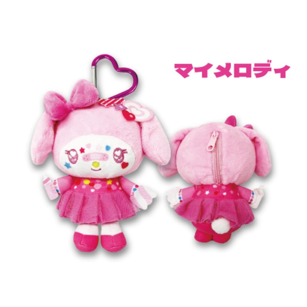 Hatayama Shoji Sanrio Mascot Pouch Decora My Melody H15 x W10cm 63203110 Approx.