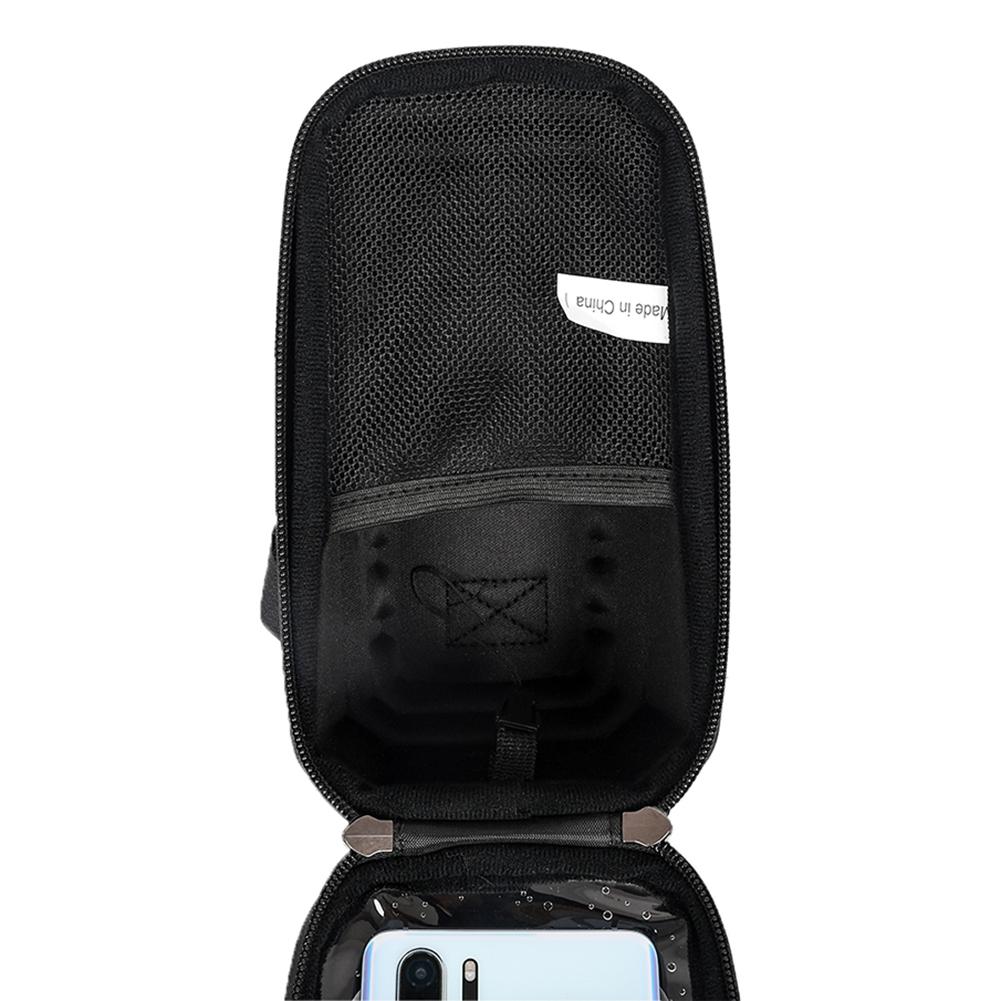 Touch Screen Bicycle Bag EVA Bicycle Front Frame Bag Bike Phone Bag Stylish Bike Front Top Tube Frame Bag PU Fit for 7 In Phones