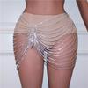 Europe and America Cross Border New Tassel Pendant Waist Chain Dance Dress Sexy Nightclub Super Shiny Crystal Body Chains