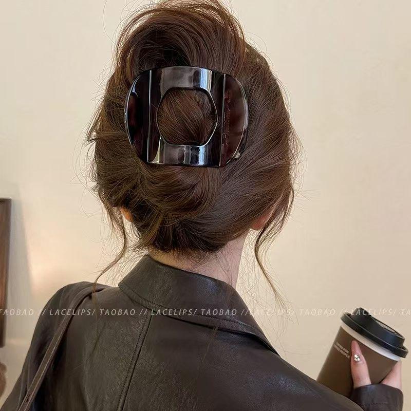 Autumn 2024 High-End Duckbill Claw Clip for Effortless Updo Hairstyles