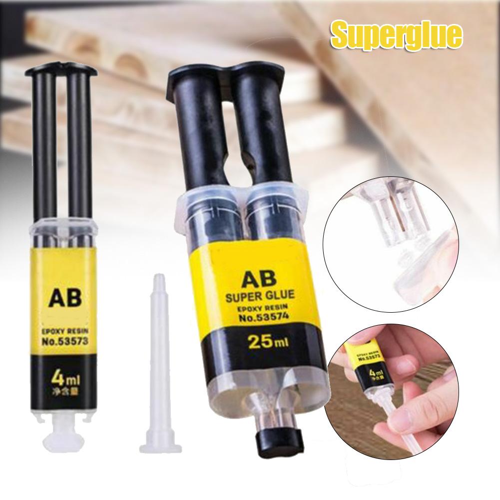 

Plastic Epoxy Resin AB Glue Strong Adhesive Repair Tool Glass Ceramics 4/25ml PI669 4ML