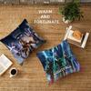 Game D-Destinys In Stocked Gamer Maple Design Cushion Cover Happy Autumn Harvest Decor Holiday Decorati Pillow Cover