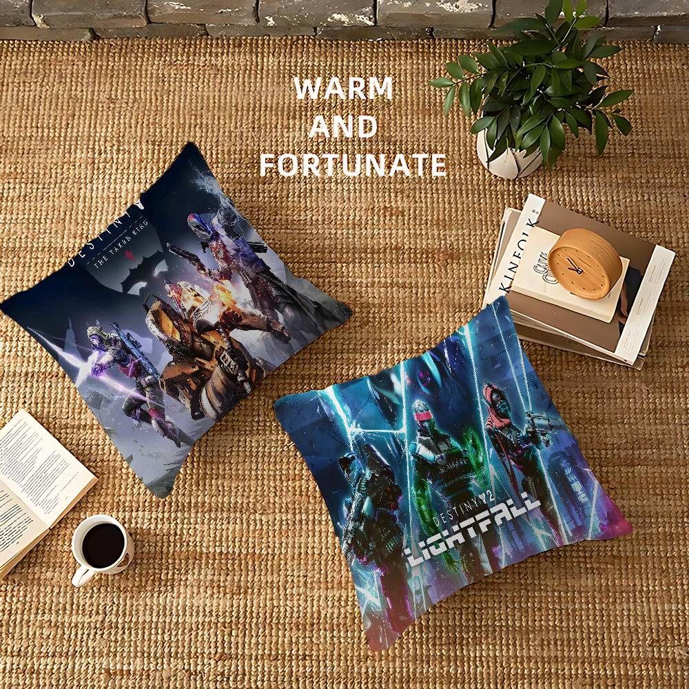 Game D-Destinys In Stocked Gamer Maple Design Cushion Cover Happy Autumn Harvest Decor Holiday Decorati Pillow Cover