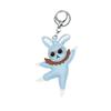 Whimsical Dancing Rabbit Keychain Fashionable Leather Trinket Versatile Decoration For Accessories Gift Giving