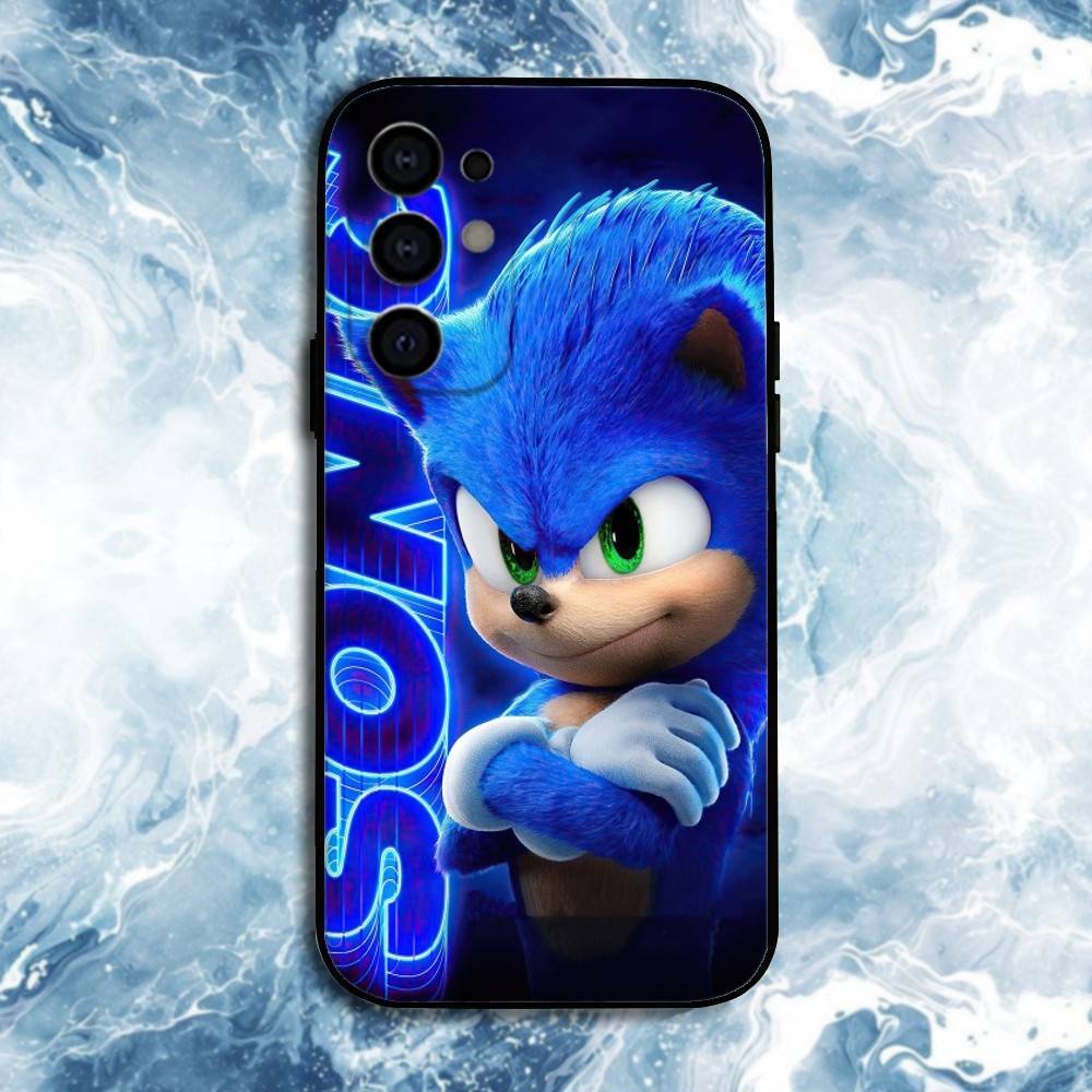 

Чехол для телефона S-Sonic Еж Соник Для Samsung S25,S24,S21,S22,S23,S30,Ultra,S20,Plus,Fe,Lite Черный Корпус Samsung S21fe