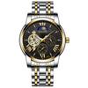 BINBOND Skeleton Reloj Mechanical Wristwatches For Men Luxury Luminous Waterproof Precise Automatic Tourbillon Men's Watch