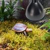 Portalampada a Cupola Profonda per Rettili con Riflettore Ottico, Morsetto per Illuminazione Terrario per Lampadine UVB, Riscaldanti per Rettili, Serpenti, Lucertole