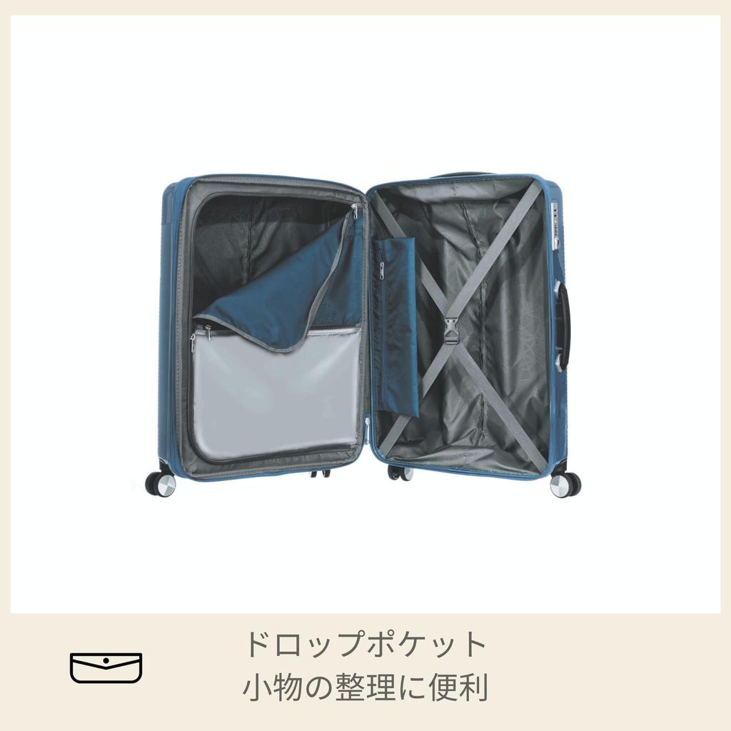 Samsonite Volant Spinner 55 Suitcase, Carry-on Compatible, Expandable Capacity, Carry-on Compatible, Warranty Included, 36L, 55cm, 2.9kg, Blue