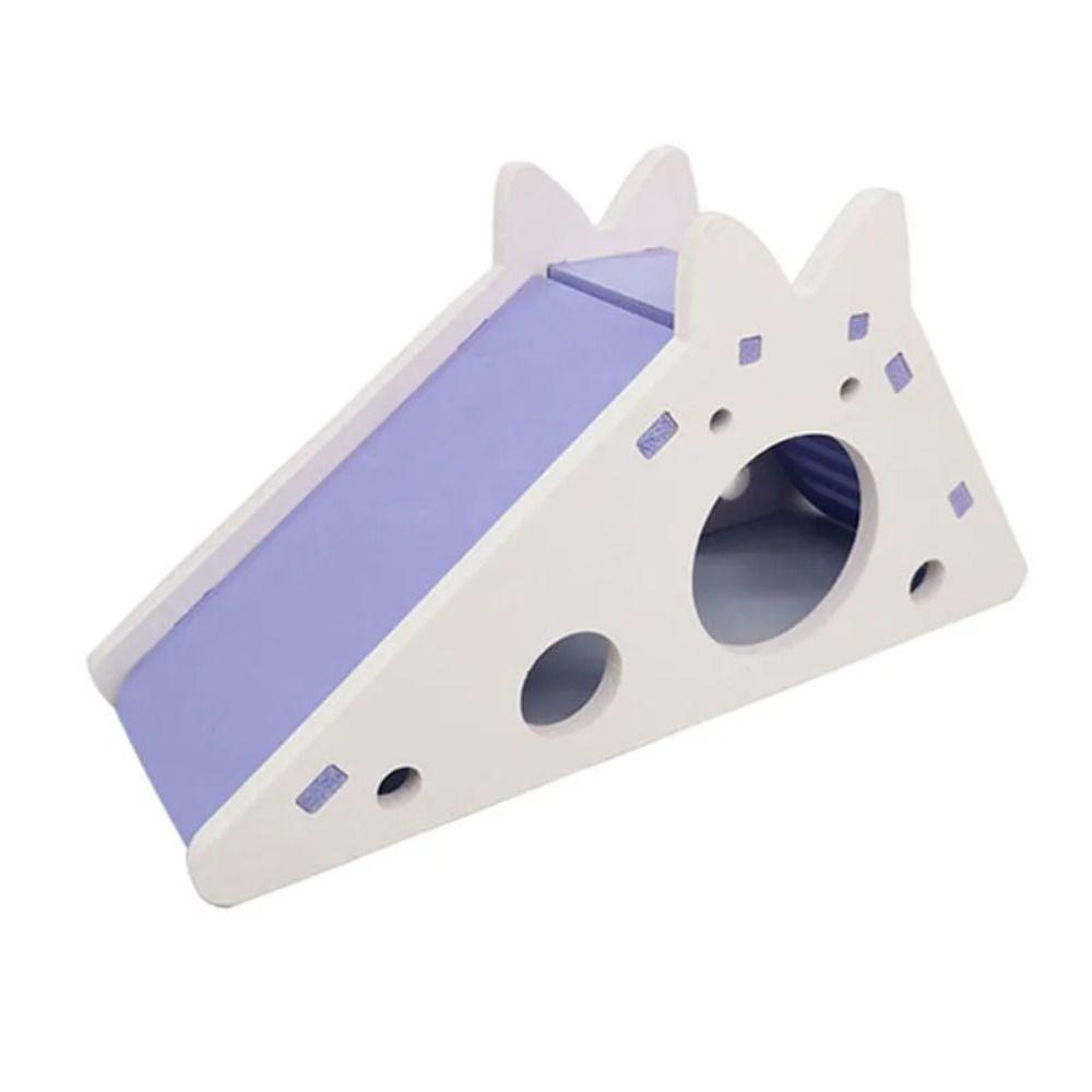 New PVC Hamster Slide DIY With Ladder And Slide Hamster House Assembled Hamster Accessories For Small Pets