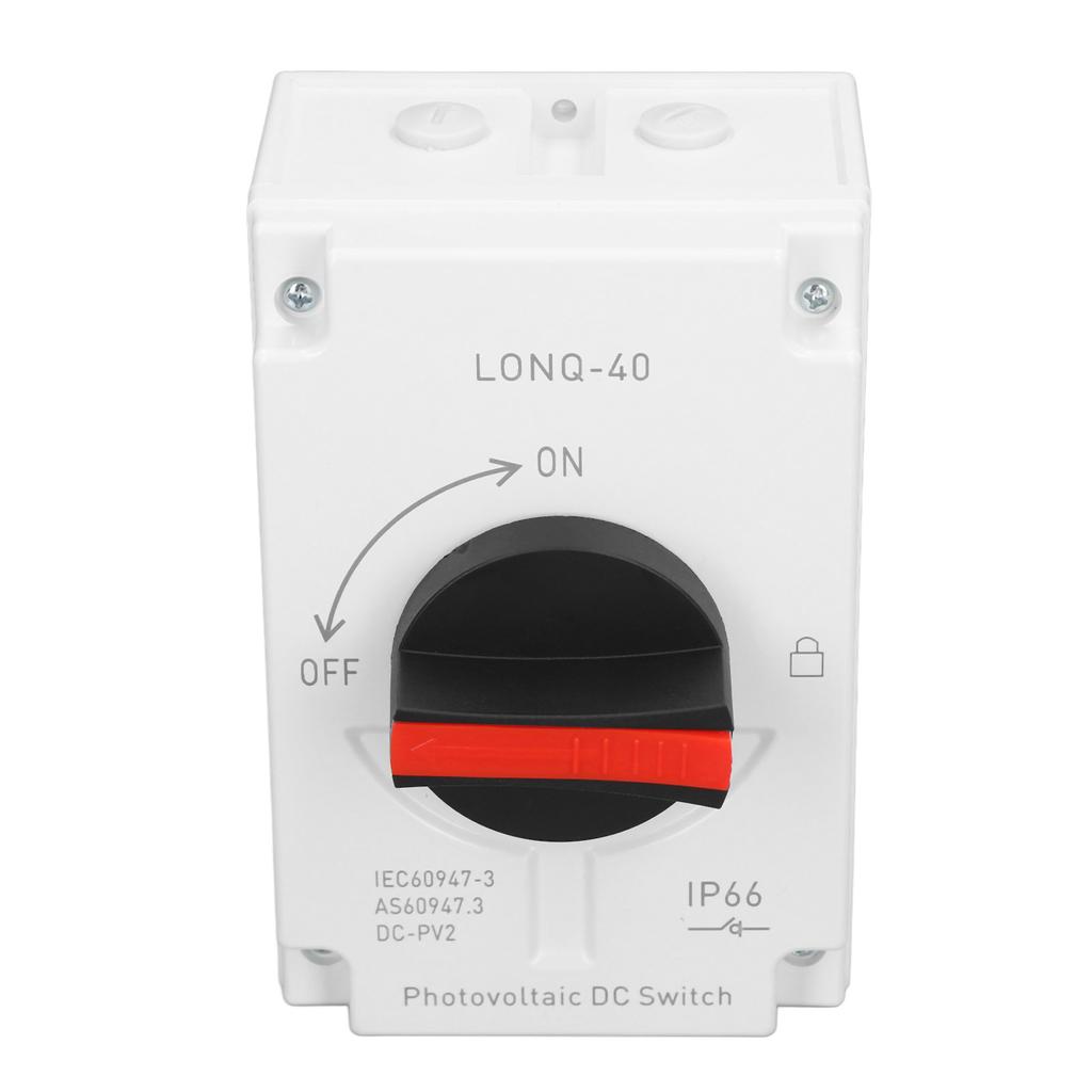 PV Solar Disconnect Switch IP66 Waterproof PV DC Switch for RV Ship DC1200V 32A 4P