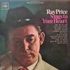 Disque vinyle RAY PRICE Ray Price Sings To Your Heart YS516C CBS 1965 Japon CountryFolk Occasion