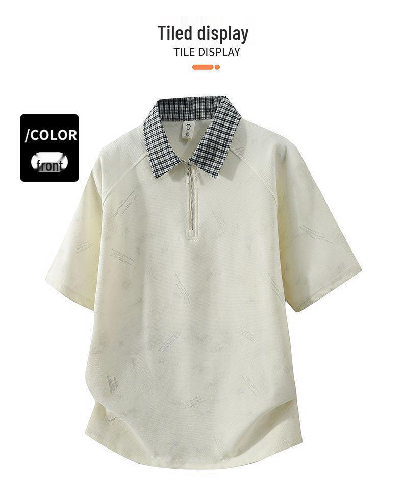 Men's Ice Silk Quick-Drying Lapel Polo T-Shirt (Summer 2021)