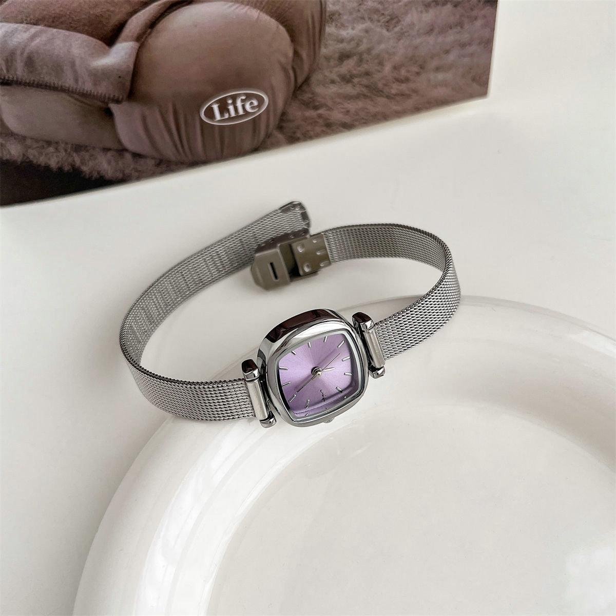 Square Niche Watch Women S Watch Women S Workplace Women S Light Luxury Women S Waterproof Quartz Women S Watch серебряный