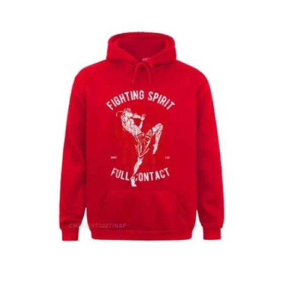 Muay Thai Kick Boxing UFFC MMA  Jacket Sweatshirt Pull over Hoodies Men Women Kid Unisex Long Sleeve Print Sport Gym Fitness Workout