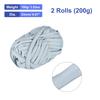 2 Rolls Elastic Fabric Cloth Yarn T Shirt Crochet Yarns Thick Knitting Yarns for DIY Bag Carpet Cushion 7oz/ 200g