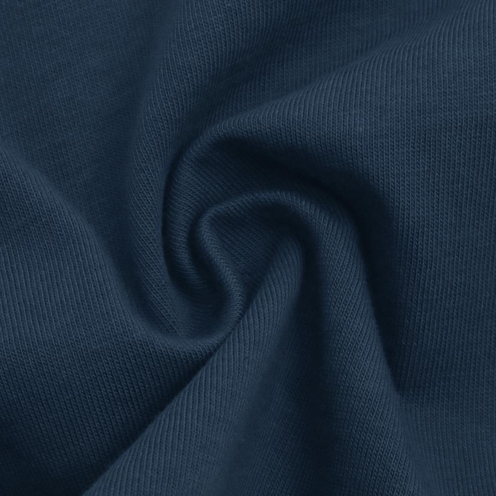FILLUMINATE (W) Cursive Crop Tee-Navy