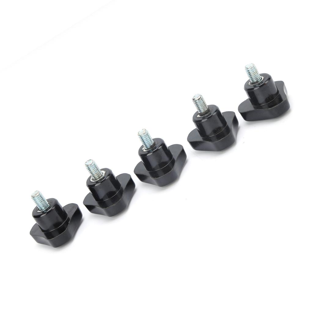 5Pcs Knob Bolt Lathe Hand Grip Twist Knob Nut Screw Triangle Locking Handle HardwareM6x32x10