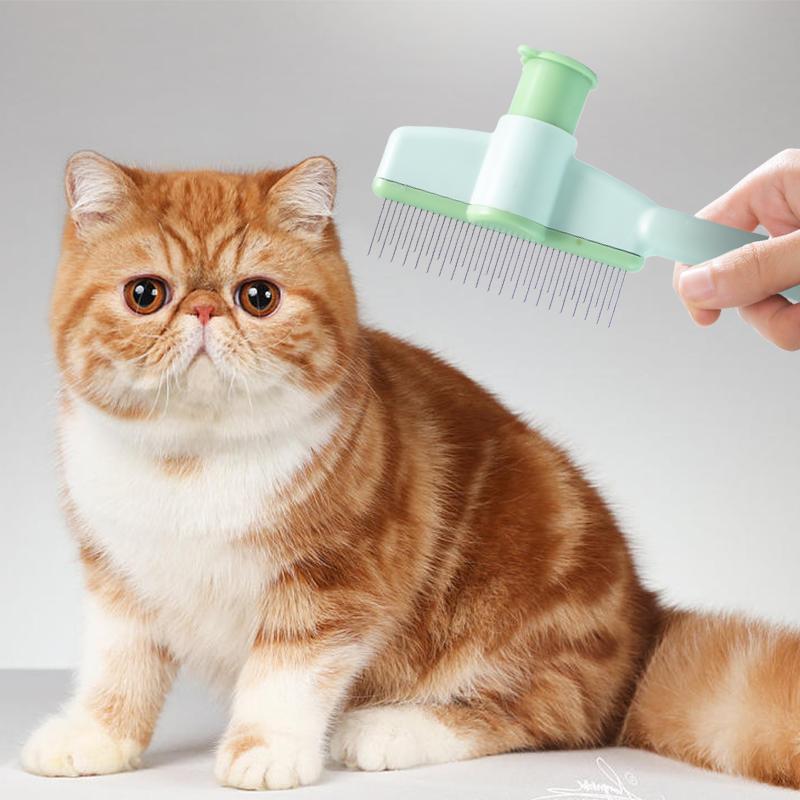 Cat Grooming Massage Brush Pet Comb Professional Open Knot Hair Removal Durable Kitten Comb