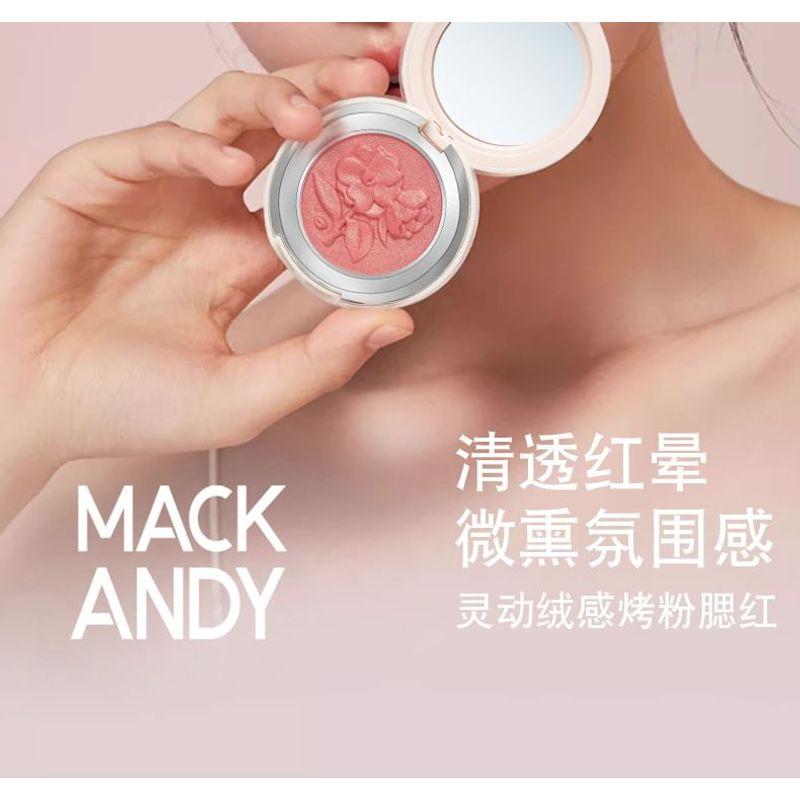 MACK ANDY - Velvety Flower Embossed Blusher- 3 Colors
