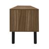 TV Cabinet, TV Stand, TV Panel and 4 Doors. Fine Texture. Available In Black or Natural Wood. Height 47 Cm / Length 170 Cm / Width 38 Cm