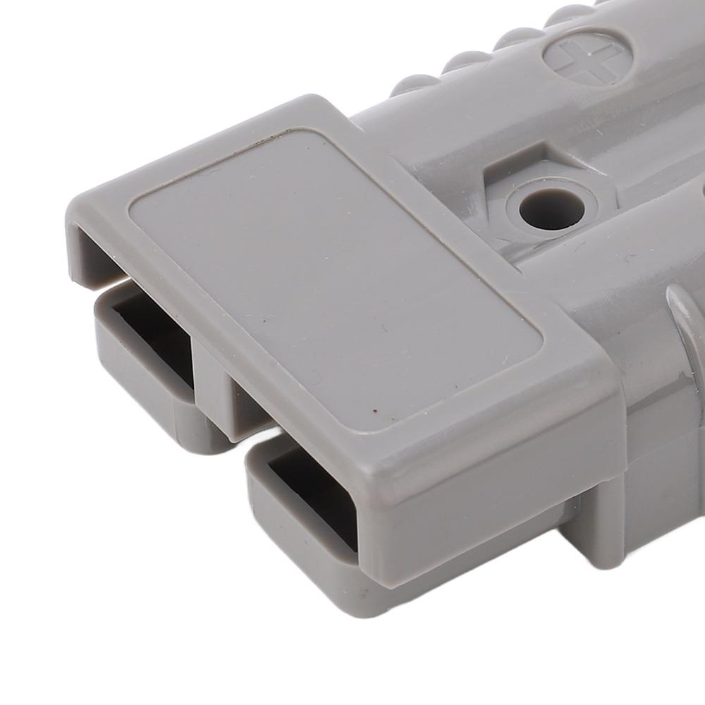 2PCS Universal 175A Quick Disconnect Connector 600V Grey Quick Connect Disconnect Wire Harness Connector Plug Traction System