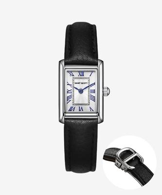 [St. Scott London] St. Scott London Seine Steel D-Buckle Watch ST9112-SSB-D