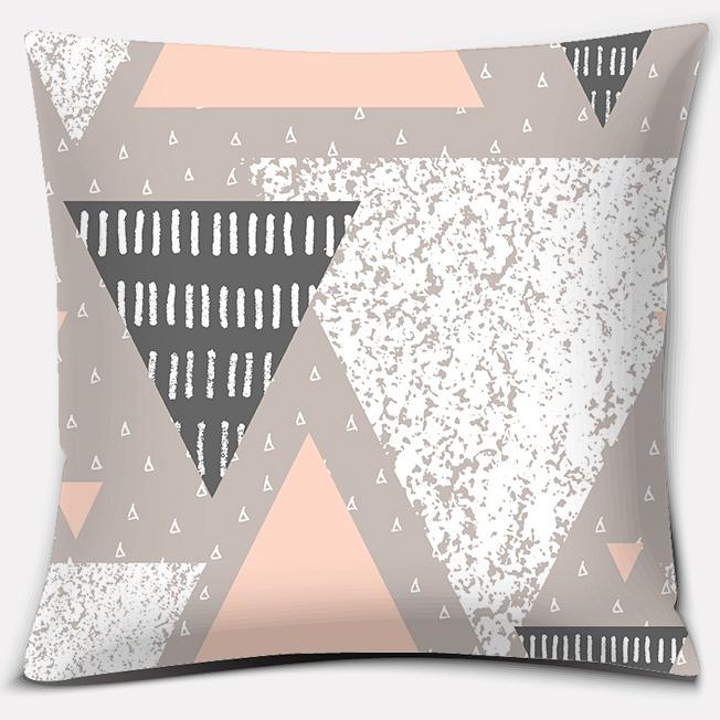 Nordic Modern Pink Series Pillow Gift Home Office Decoration Pillow Bedroom Sofa Car Cushion Cover (45Cm * 45Cm)