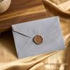Chinese Retro Style Woven Pattern Envelope & Letter Set with Kraft Paper & Sealing Wax