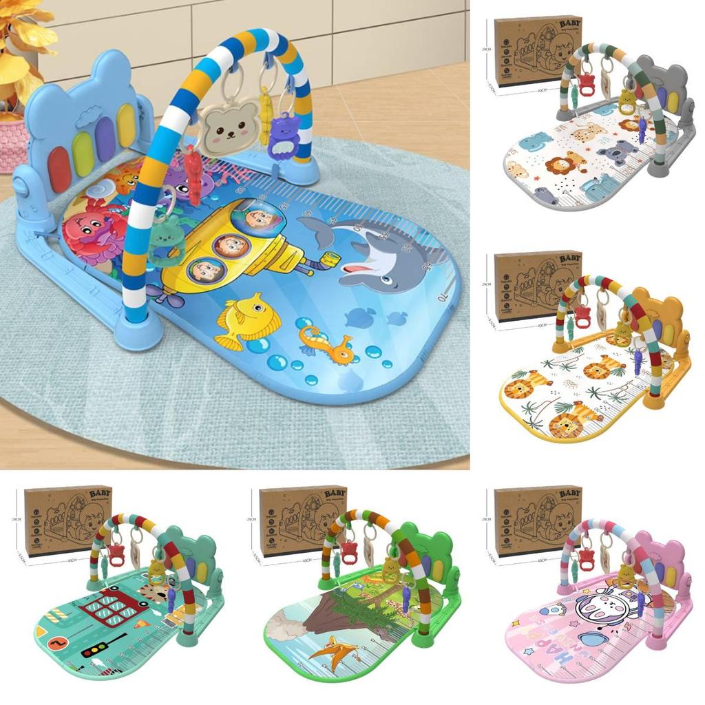 Baby Sensory Musical Play Gym With Foot Tap Piano Baby Toys