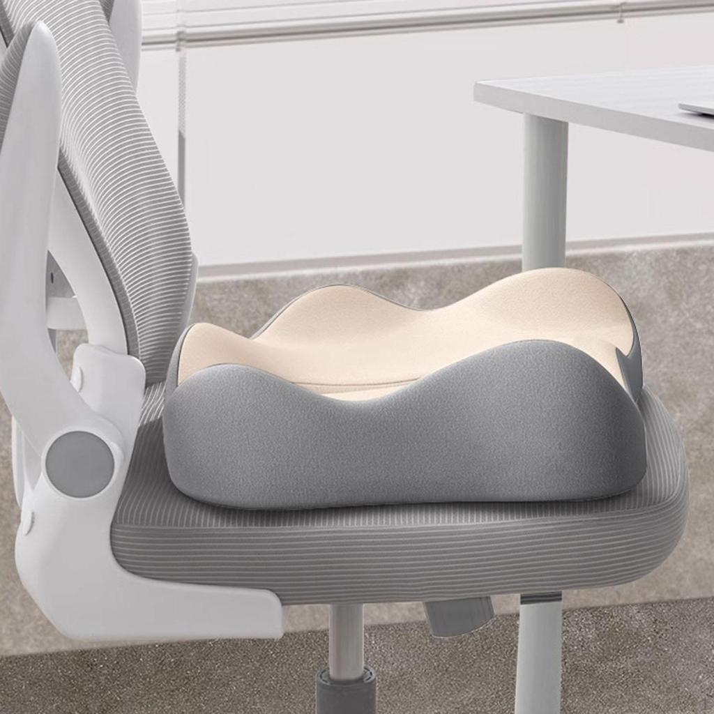 Memory Foam Seat Cushion Butt Pillow Premium Ergonomic Anti Slip Bottom Gifts Cushions Chair