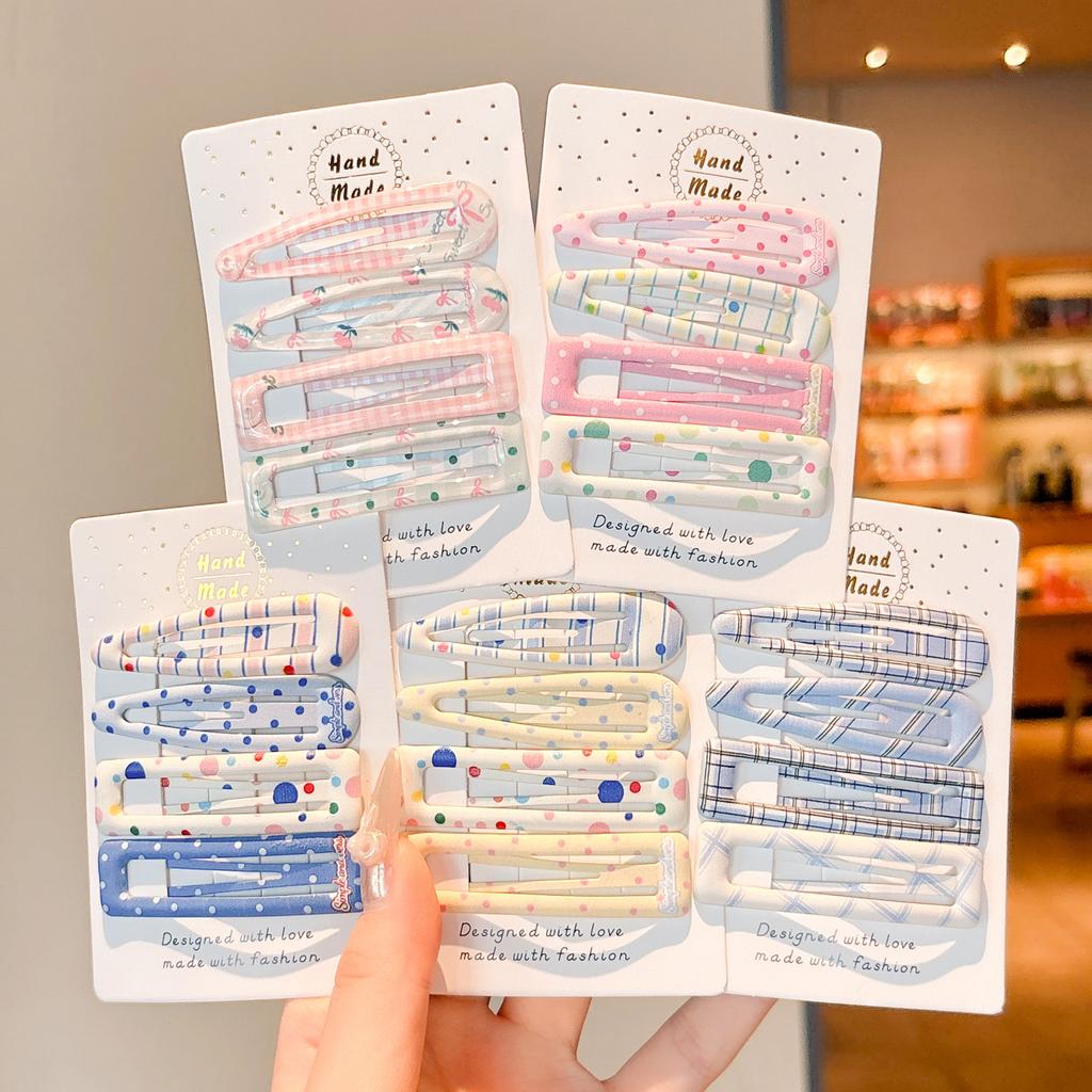 Cute Crystal Baby Hair Clip for Little Girls-Japan & Korean Style Colorful Side Bang & Back-of-Head Clips