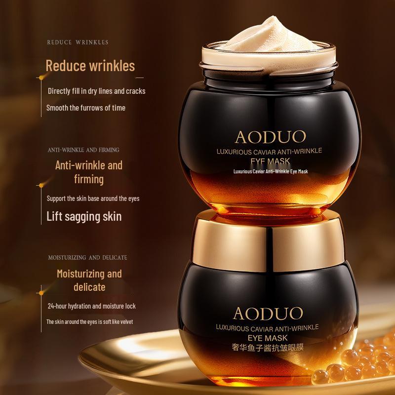 Audo Luxury Caviar Anti-Wrinkle Eye Mask: Reduces Dark Circles, Eye Bags, and Wrinkles; Lifts and Tightens.