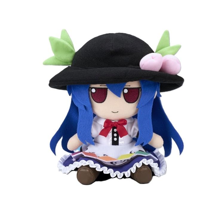 Bonus can badge included with purchase Gift Touhou Touhou Plush Toy Series Official Goods 44 Hinanawi Tenshi Fluffy Angel.