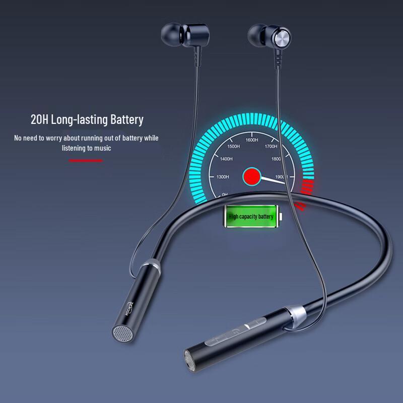 Kukezhe R01 Wireless Neckband Sports Earphones