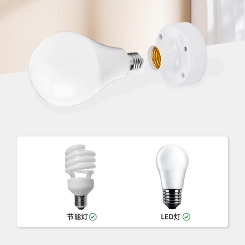 1 Piece E27 Screw Led Bulb Holder Sound Light Control Sensor Lamp Base Delay Switch Ac220V Light Socket Adapter