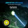 Diving LED Flashlight IPX8 Waterproof High Brightness Rechargeable Long Runtime Far Beam for Outdoor Lighting